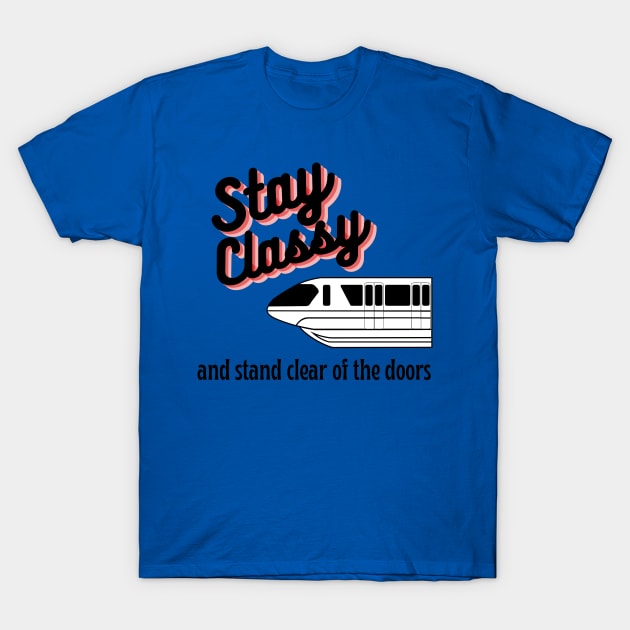 Stay Classy Monorail T-Shirt by Disney Assembled